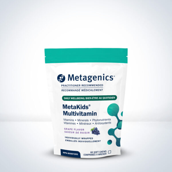 Metagenics MetaKids Multivitamin | Grape | MULTIKIDCAN | 60 Soft Chews