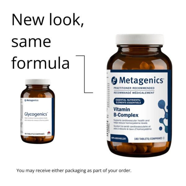 Metagenics Vitamin B-Complex (formerly Glycogenics) | GL023CAN | 180 Tablets