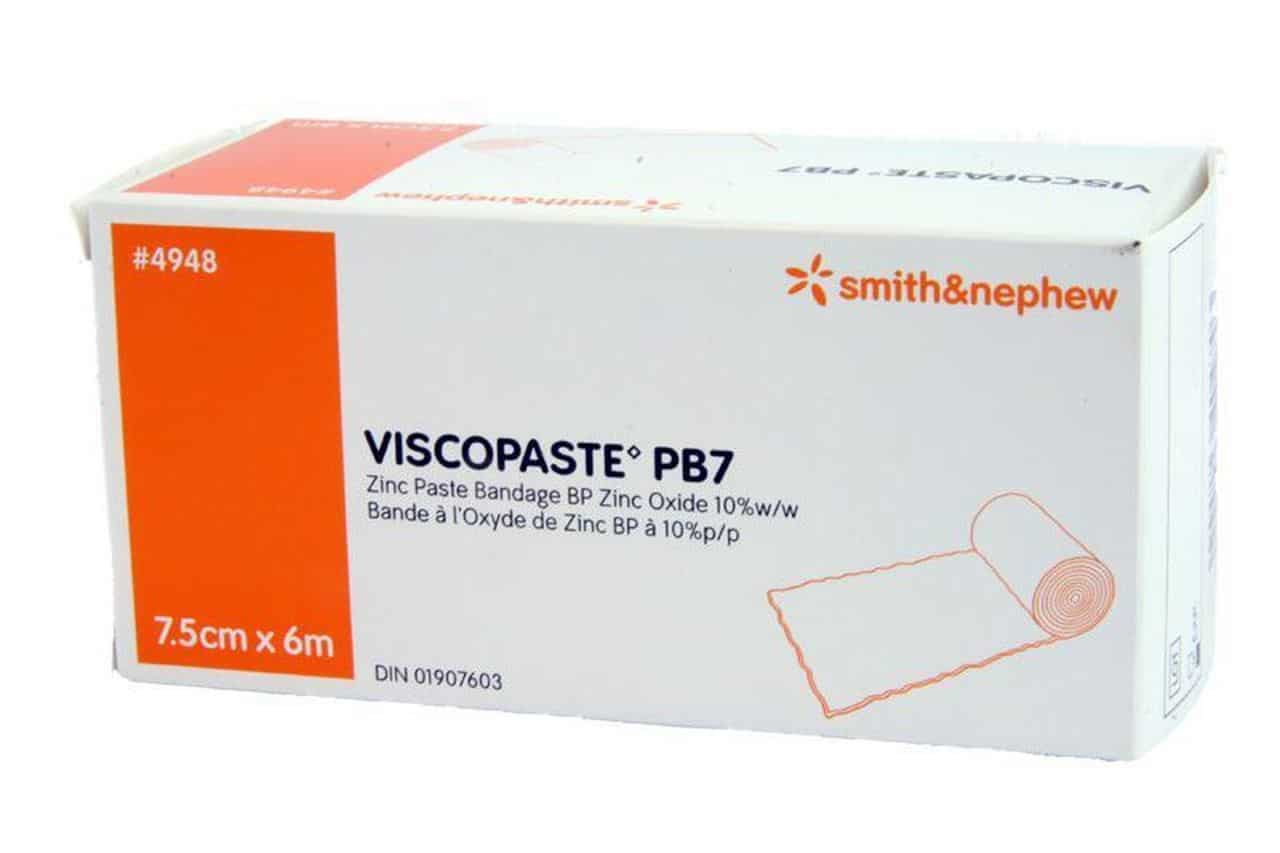 VISCOPASTE PB7 Medicated Paste Bandage | Smith & Nephew 4948 | 7.5cm x 6cm | 1 Item
