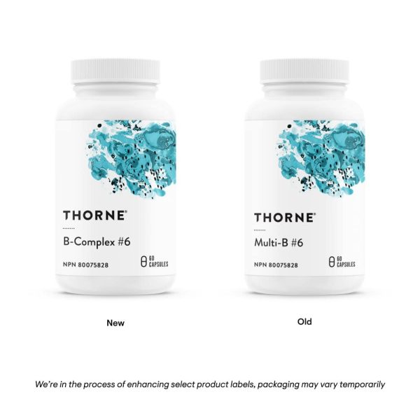Thorne ZB106 | B-Complex #6 (formerly Multi-B #6) | 60 Capsules