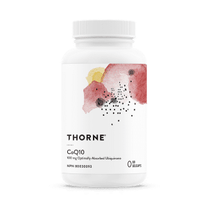 Thorne CoQ10 (formerly Q-Best 100) | Cognition & Focus, Healthy Aging | ZP624 | 60 Gelcaps