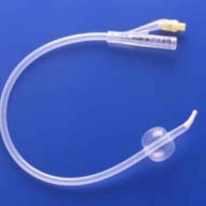 Rüsch 100% Silicone 2-Way Tiemann Foley Catheter | 24 Fr | 5ml | RUS 171305240 | Box of 5