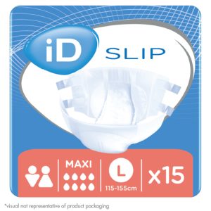 iD Slip Maxi Prime | Large 45" - 61" | 56303100150 | 4880ml | 3 Bags of 15