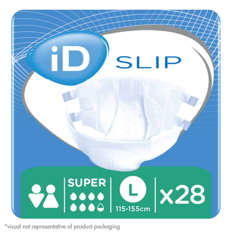 iD Slip Super | Large 45" - 61" | 5630375280 | 3 Bags of 28