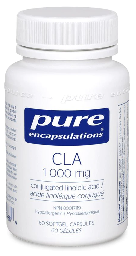 Pure Encapsulations CLA (conjugated linoleic acid) 1000 mg 60 Softgel Capsules Innergood Canada