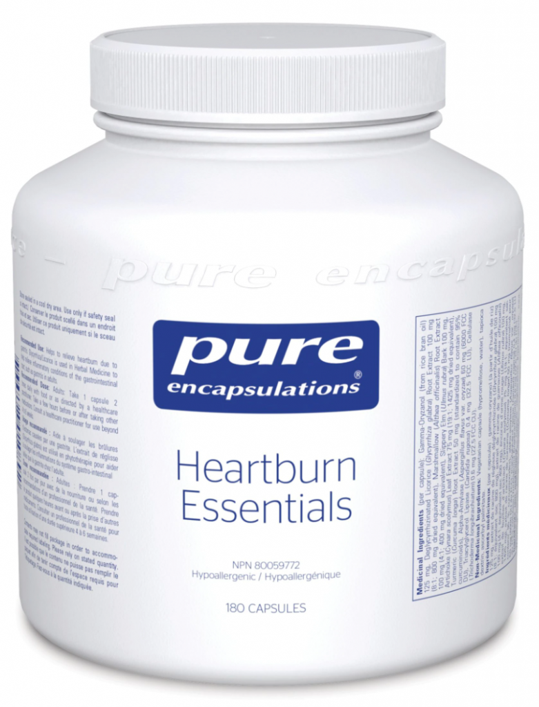 Pure Encapsulations Heartburn Essentials Innergood Canada