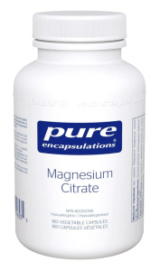 Pure Encapsulations Magnesium Citrate 180 Veg Capsules Innergood Canada