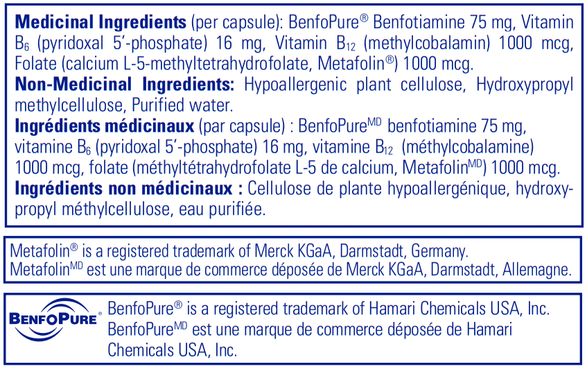 Pure Encapsulations MethylAssist Ingredients Inner Good Canada