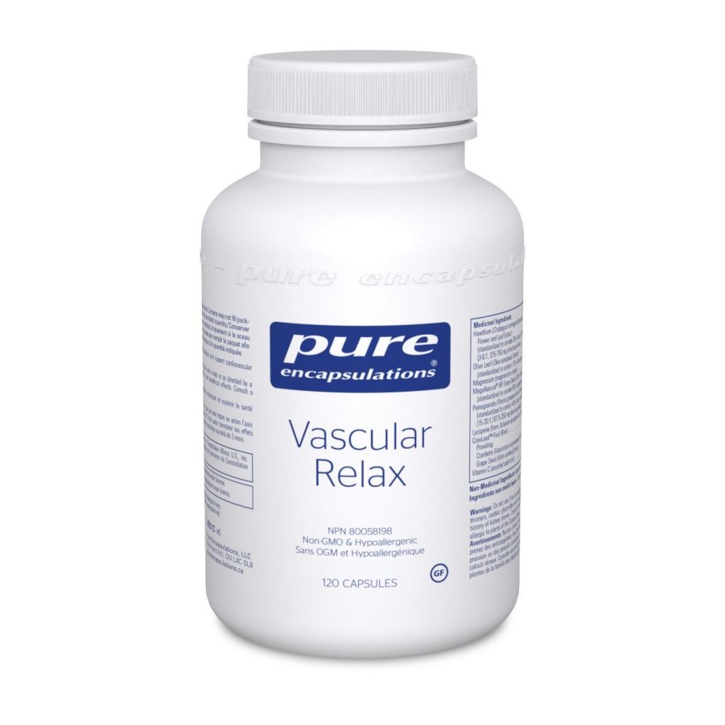 Pure Encapsulations Vascular Relax 120 Capsules Canada