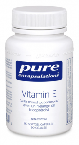 Pure Encapsulations Vitamin E (with mixed tocopherols) Innergood Canada
