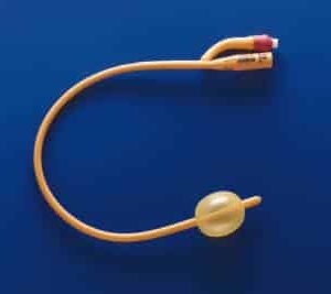 Rüsch® Gold Silicone Coated Foley Catheter | 2-Way | 30cc | 20 Fr | 180730200 | Box of 10