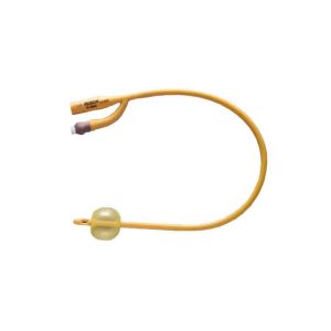 Rüsch® Gold Silicone Coated Foley Catheter | 2-Way | 30cc | 28 Fr | 180730280 | Box of 10