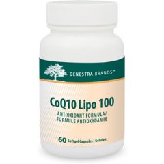 Genestra CoQ10 Lipo 100 60 Softgel Capsules Canada