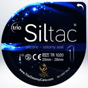 Trio Ostomy TR 1020-10 | Trio Siltac Silicone Cohesive Seal | 20mm - 28mm | Box of 10
