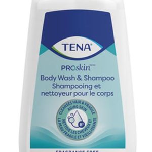 TENA Body Wash and Shampoo | Scent Free 1000ml | 64343 | 1 Item