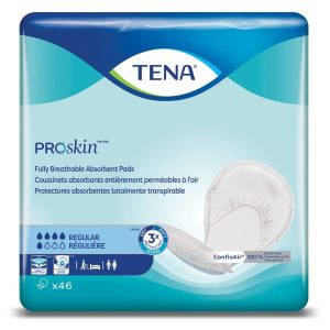 TENA ProSkin Day Large Absorbent Pads | Fully Breathable | 62418 | 2 Bags of 46