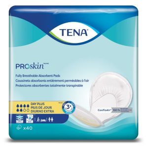 TENA ProSkin Day Plus Large Absorbent Pads | 62618 | 2 Bags of 40