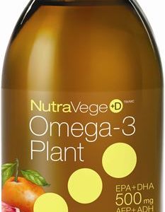 NutraVege™ Omega-3 +D, Plant Based, Grapefruit Tangerine | 200 ml liquid