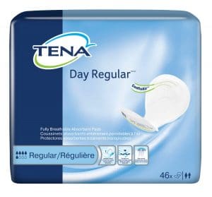 TENA 62418 | Day Regular Pads | 24" | 2 Bags of 46