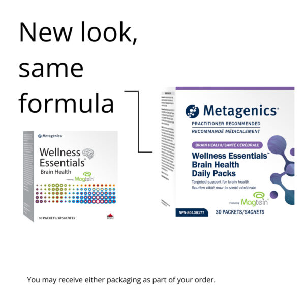 Metagenics Wellness Essentials Brain Health Daily Packs | WELBHCAN | 30 Packets