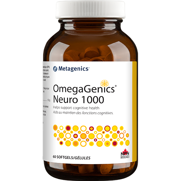 Metagenics OmegaGenics Neuro 1000 60 Softgels Canada