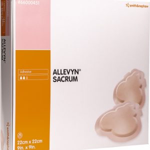 ALLEVYN Ag Sacrum Adhesive Dressing | Smith & Nephew | 66000451 | 22cm x 22cm | Box of 10