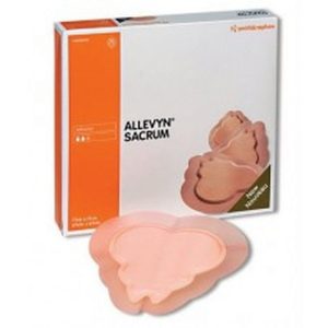 ALLEVYN Ag Sacrum Adhesive Dressing | Smith & Nephew | 66000700 | 17cm x 17cm | Box of 10