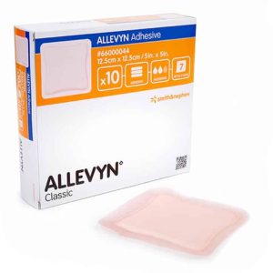 ALLEVYN Ag Adhesive Dressing | Smith & Nephew | 66000045 | 17.5cm x 17.5cm | Box of 10