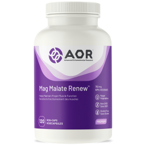 AOR Mag Malate Renew™ | 120 Vegi-Caps | InnerGood.ca | Canada