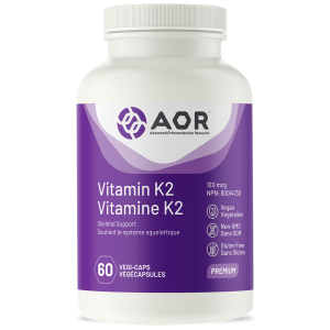AOR Vitamin Vitamin K2 | 60 Vegi-Caps | InnerGood.ca | Canada
