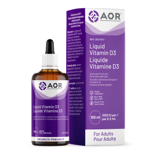AOR Vitamin D3 Liquid (Adult) | 100 ml | InnerGood.ca | Canada