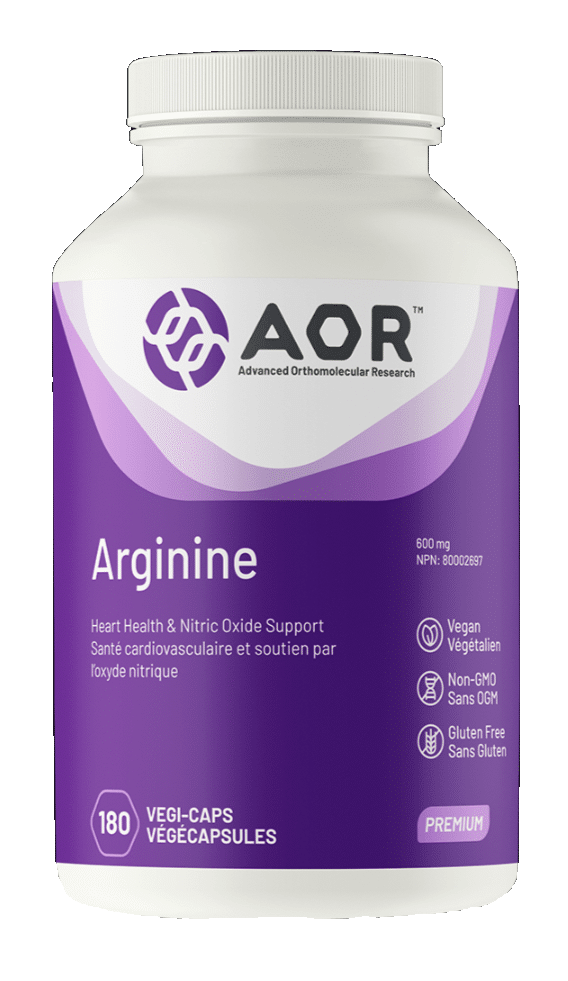 AOR Arginine | 180 Vegi-Caps | InnerGood.ca | Canada