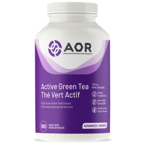 AOR Active Green Tea | 180 Vegi-Caps | InnerGood.ca | Canada