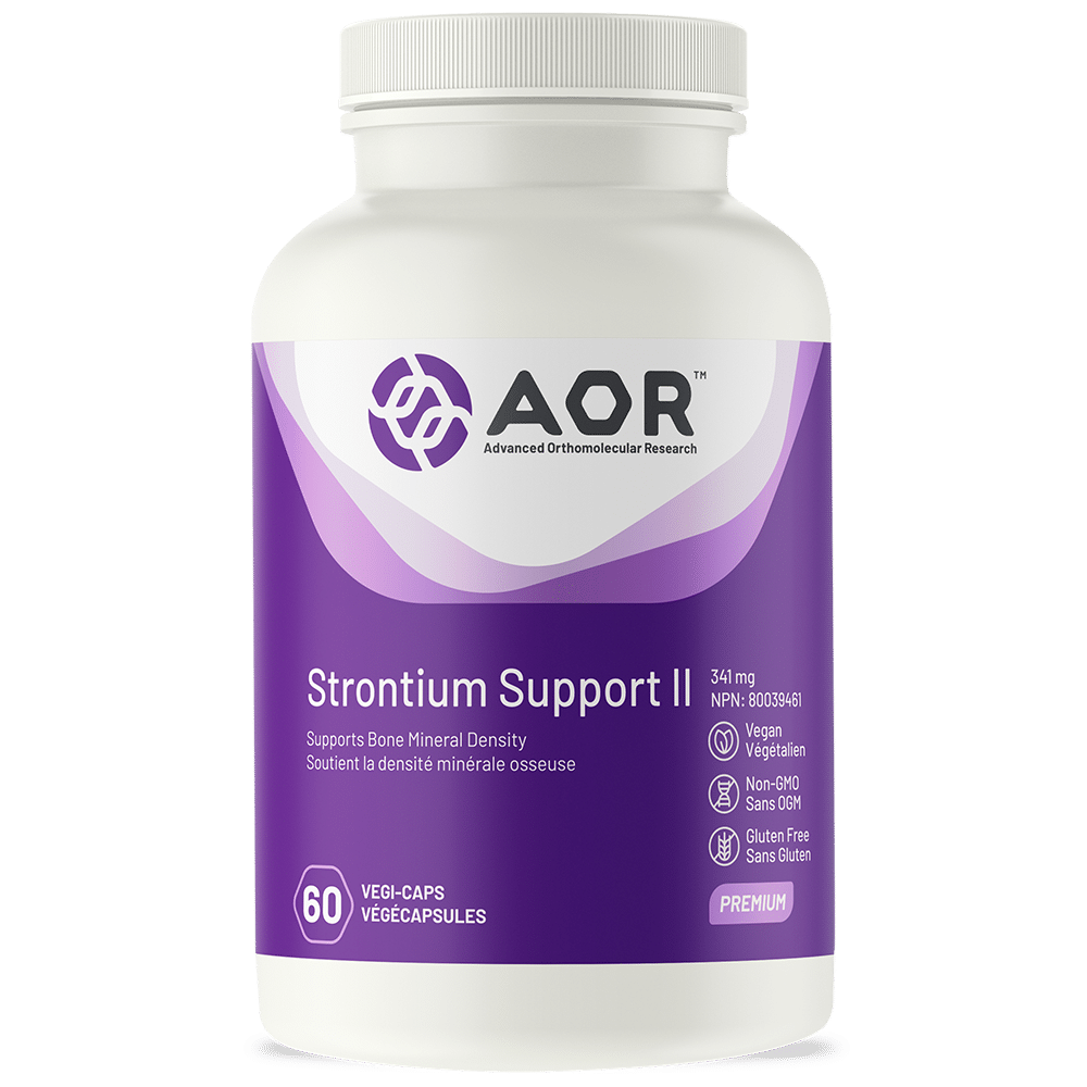 AOR Strontium Support II | 60 Vegi-Caps | InnerGood.ca | In Canada