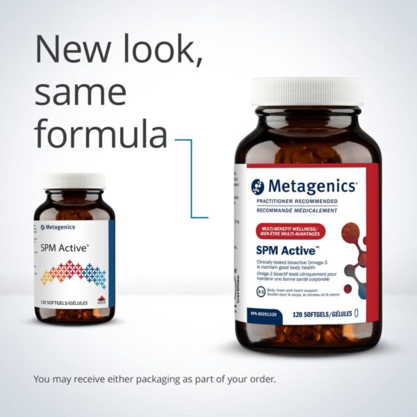 Metagenics SPM Active New & Improved | SPMA120CAN | 120 Softgels