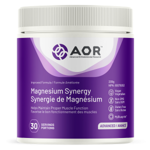 AOR 04409 - Magnesium Synergy Powder 30 Servings Canada
