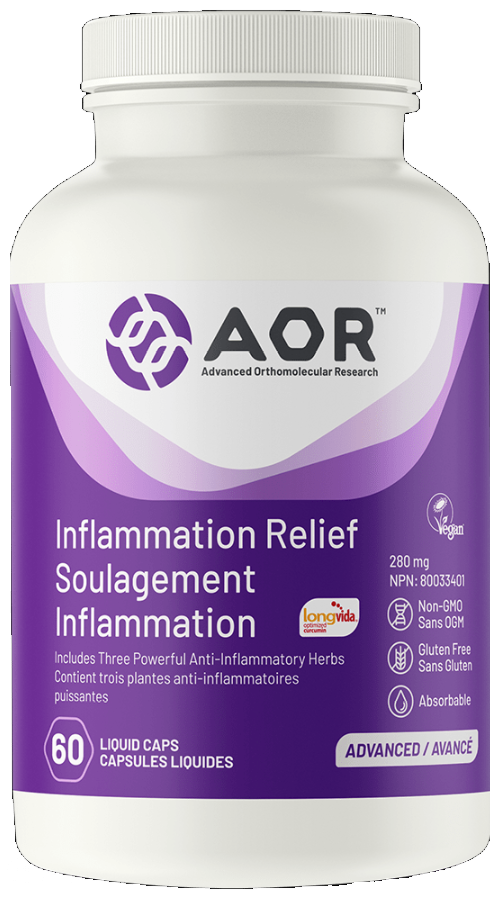 AOR Inflammation Relief | 60 Liquid Caps | InnerGood.ca | In Canada