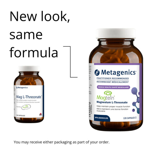 Metagenics Mag L-Threonate | MAGLTCAN | 120 Capsules