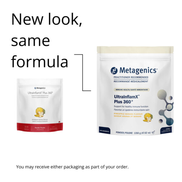 Metagenics UltraInflamX Plus 360° | Pineapple Banana | UX2360PB30CAN | 30 Servings