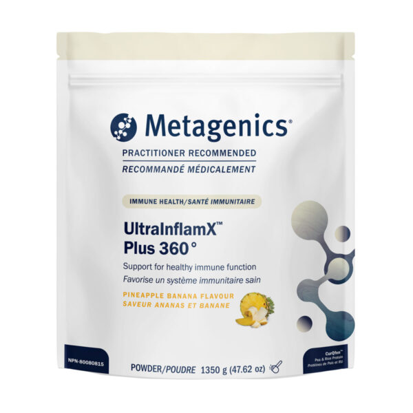Metagenics UltraInflamX Plus 360° | Pineapple Banana | UX2360PB30CAN | 30 Servings