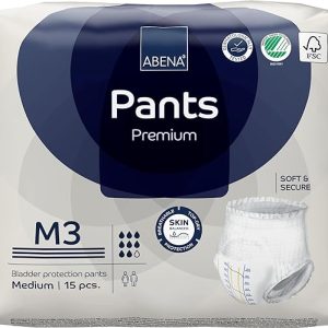 Abena Pants M3 31.5" - 43.3" | 2400ml | 1000021324 | 6 bags of 15