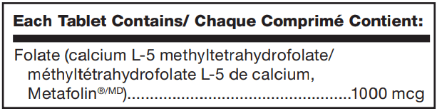 Douglas Labs Methyl Folate | 60 Tablets | InnerGood | Canada