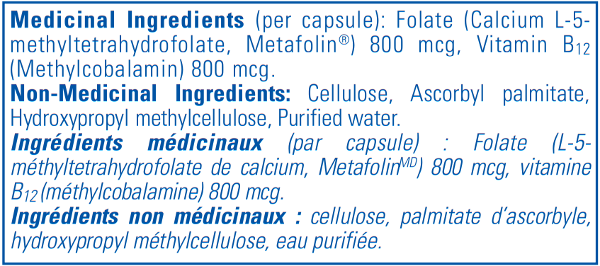 Pure Encapsulations B12 Folate | 60 Veg Caps | InnerGood.ca | Canada