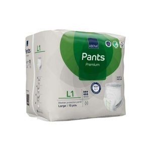 Abena Pants L1 39.3" - 55.1" | 1400ml | 1000021325 | 6 bags of 15