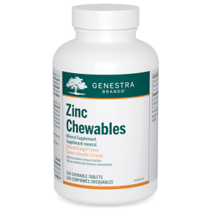 Genestra Zinc Chewables | 100 Chewable Tablets | InnerGood.ca | Canada