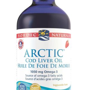 Nordic Naturals ARCTIC Cod Liver Oil Strawberry | 237 ml | IG | Canada