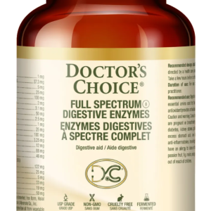 Doctor's Choice Full Spectrum Digestive Enzyme | 60 V-Caps | IG | Canada