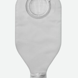 Coloplast 18642 | SenSura Mio Click Two-Piece High Output Drainable Pouch | Coupling Yellow 70mm | Transparent | Box of 10