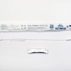 CURE HM12C Hydrophilic Intermittent Catheter - Coude Tip | 12 Fr | Box of 30