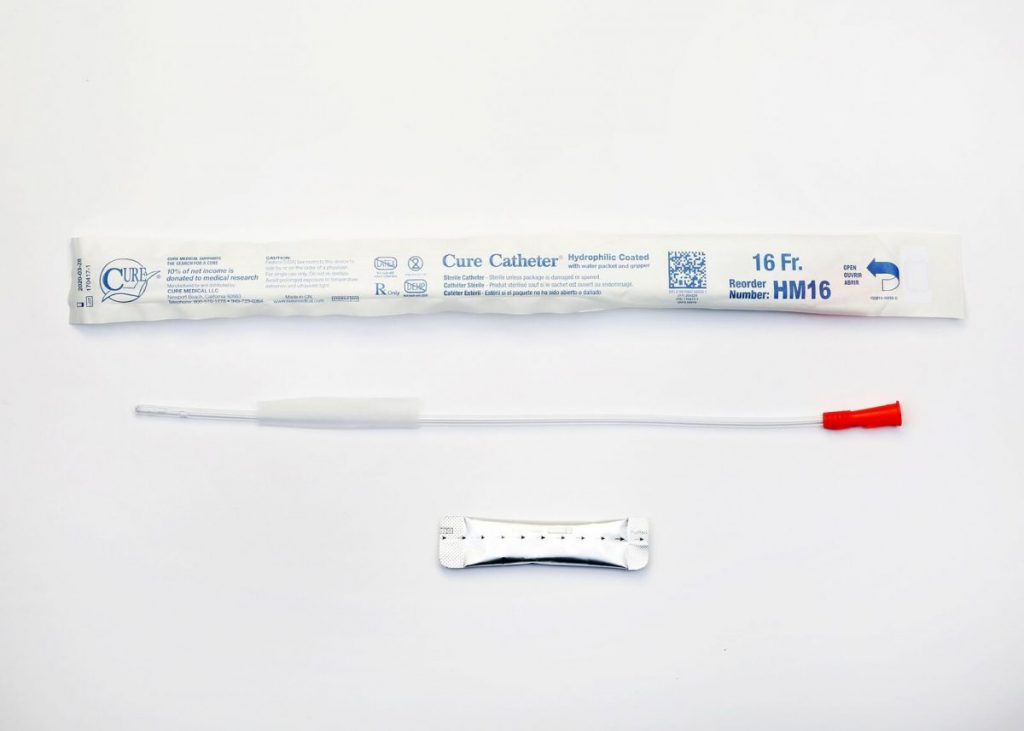 CURE HM16 Hydrophilic Intermittent Catheter - Straight | Canada